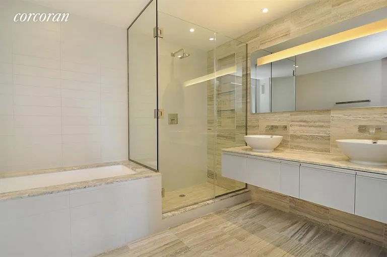New York City Real Estate | View 322 West 57th Street, PH56M | Master Bathroom | View 4