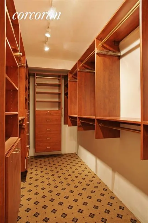 New York City Real Estate | View 25 Central Park West, 9AD | Master Bedroom Closet | View 5