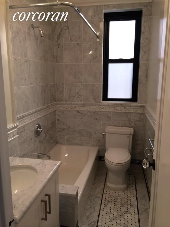 New York City Real Estate | View 172 West 79th Street, 9E | Renovated marble bathroom. | View 3