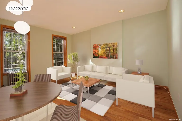 New York City Real Estate | View 628 Greene Avenue, 1A | Living Room | View 2