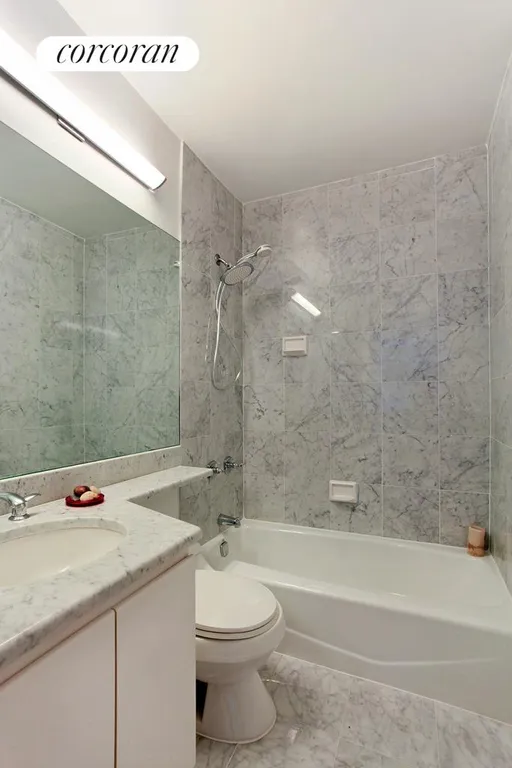 New York City Real Estate | View 45 East 25th Street, 26C | 2 Carerra marble baths! | View 7
