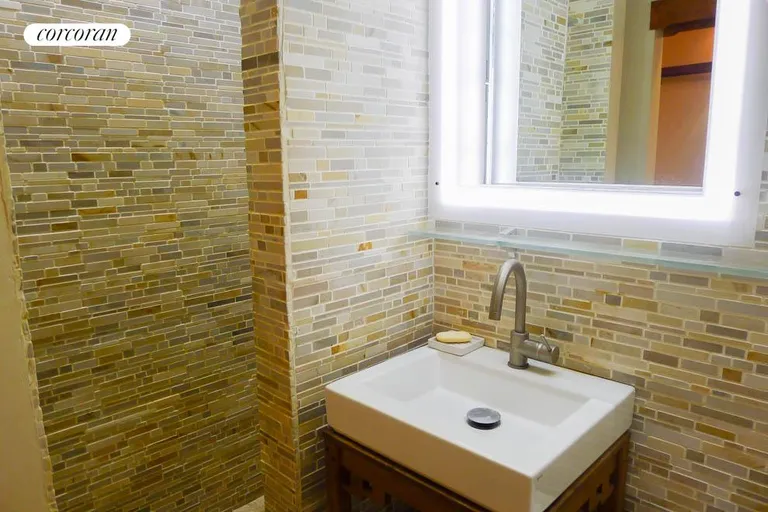 New York City Real Estate | View 235 Berkeley Place, 1 | Natural mosaic Bathroom Shower | View 8