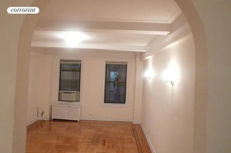 New York City Real Estate | View 201 West 77th Street, 3F | Prewar arched entrance | View 4
