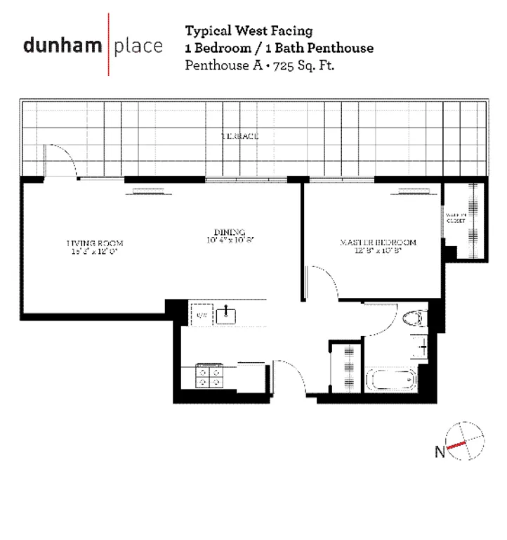 15 Dunham Place, PHA | floorplan | View 1
