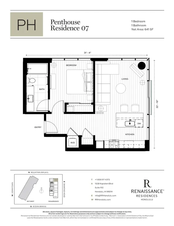 New York City Real Estate | View 1390 Kapiolani Boulevard, #3907 | room 21 | View 22