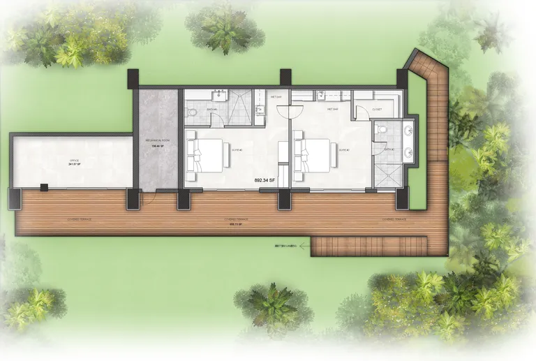 Amarone, Oil Nut Bay | floorplan | View 19