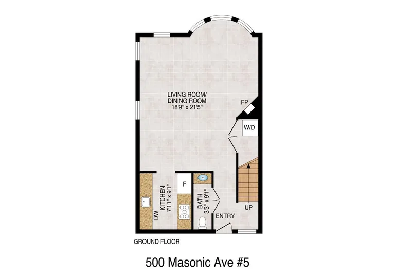 New York City Real Estate | View 500 Masonic Avenue Unit# 5 | room 39 | View 40