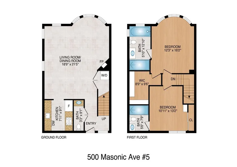 New York City Real Estate | View 500 Masonic Avenue Unit# 5 | room 40 | View 41