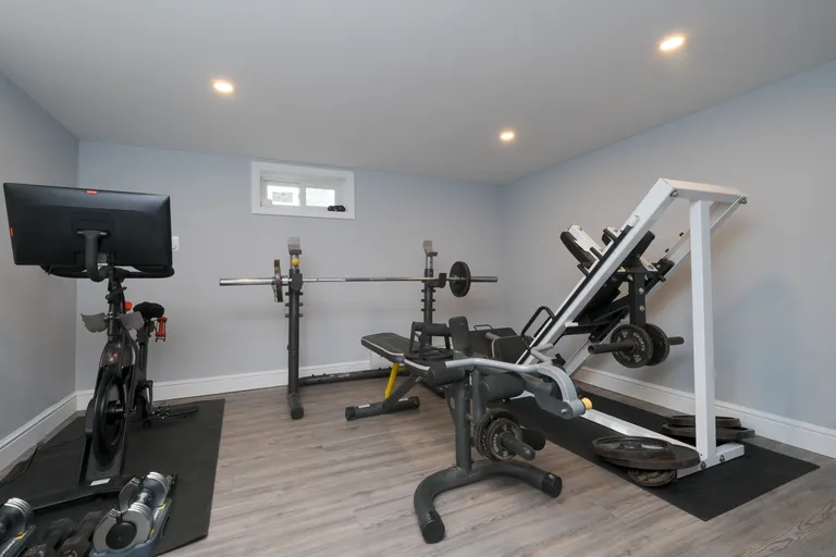 New York City Real Estate | View 15 1st Avenue | Exercise room in finished basement | View 14
