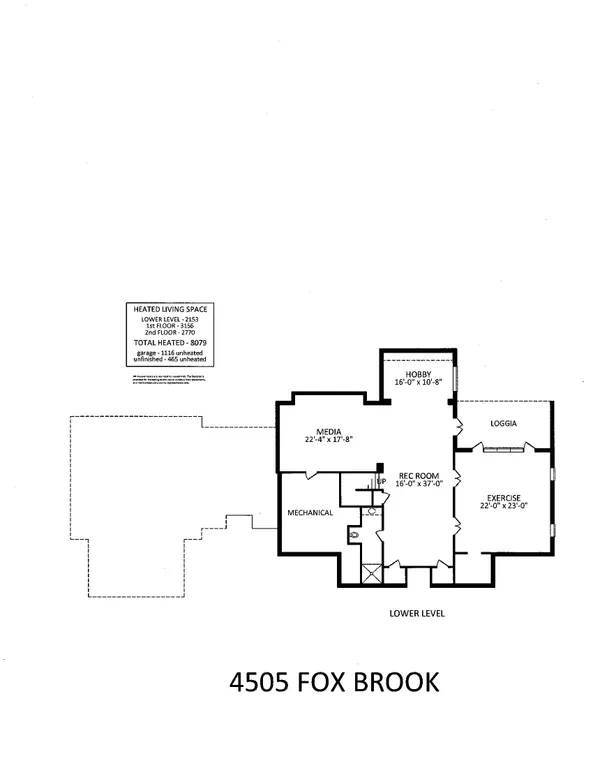 4505 Fox Brook Lane | floorplan | View 53