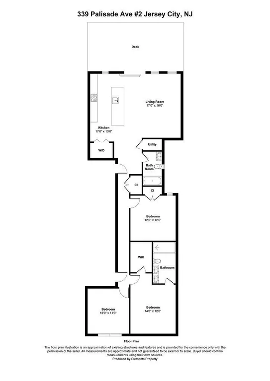 New York City Real Estate | View 339 Palisade Ave Unit# 2A | room 20 | View 21