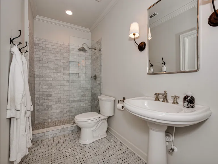 New York City Real Estate | View 2043 Sharon Lane | En-suite bath with easy entry shower | View 25