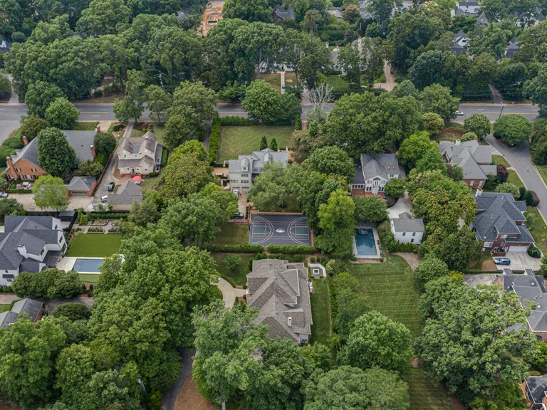 New York City Real Estate | View 2043 Sharon Lane | Nestled among the trees, the home is a private retreat, situated well off Sharon Lane | View 38