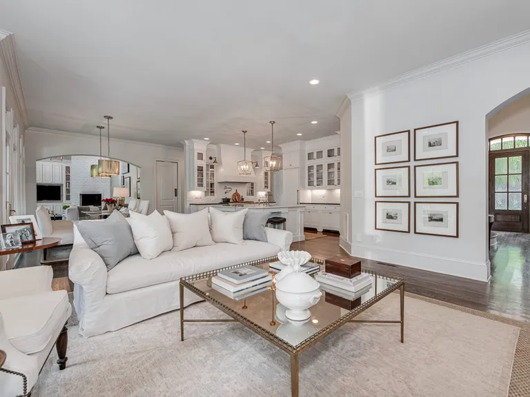 New York City Real Estate | View 2043 Sharon Lane | Perfect for entertaining, the family room opens to the kitchen, keeping room and breakfast area | View 16