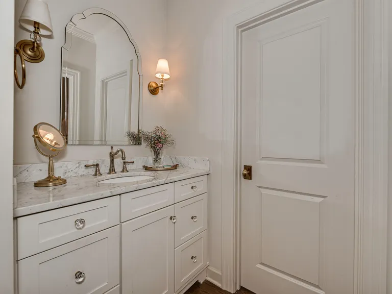 New York City Real Estate | View 2043 Sharon Lane | Jack and Jill bath boasts separate vanity rooms for each bedroom | View 27