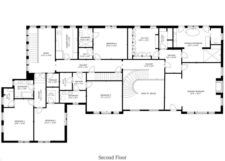New York City Real Estate | View 20 Ann Street | Second Floor Plan | View 28