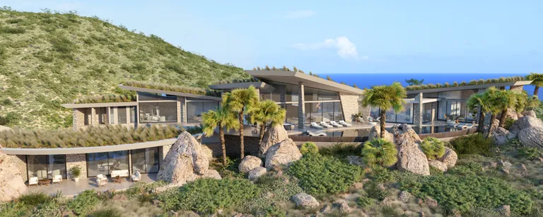 British Virgin Islands Real Estate | View Boulder Homesite 3 | Boulder 3 Rendering | View 3