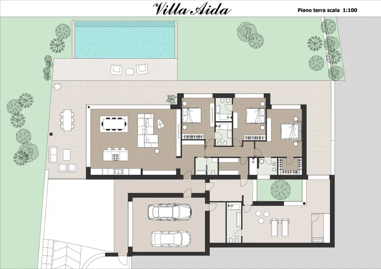 New York City Real Estate | View Beautiful modern villa - VI001116 G | room 8 | View 9