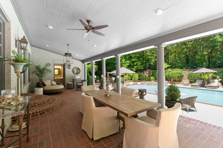 New York City Real Estate | View 4401 Cameron Oaks Drive | Covered Veranda | View 5