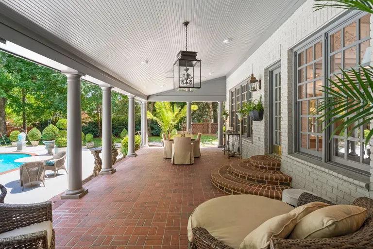 New York City Real Estate | View 4401 Cameron Oaks Drive | Covered Veranda | View 4