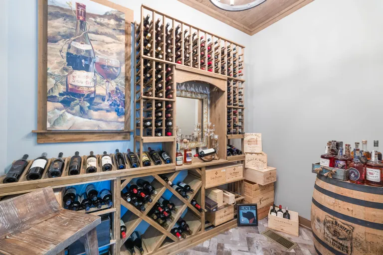 New York City Real Estate | View 7334 Lakeridge Drive | Temp. Controlled Walk-In Wine Room | View 13