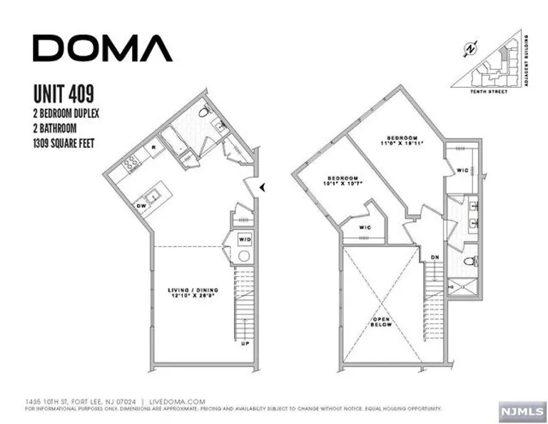 Bergen County Real Estate | View 1435 10th Street #412 | room 22 | View 23