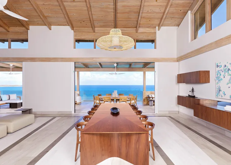 British Virgin Islands Real Estate | View Villa Maronti, Oil Nut Bay | Villa Maronti Oil-Nut-Bay_British-Virgin-Islands__E23_Dining-Room-View | View 25