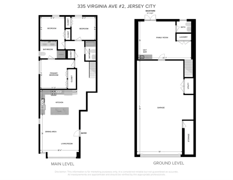 Jersey City/Hoboken Real Estate | View 335 Virginia Ave Unit# 1 | room 27 | View 28