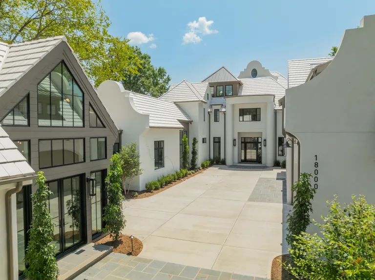 Charlotte Real Estate | View 18000 Whispering Oaks Drive | Front Elevation | View 3