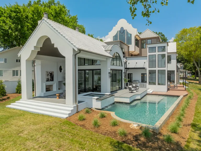 Charlotte Real Estate | View 18000 Whispering Oaks Drive | Side Elevation | View 8