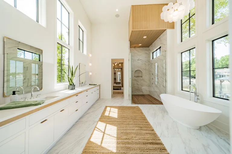 Charlotte Real Estate | View 18000 Whispering Oaks Drive | Primary Bathroom | View 32
