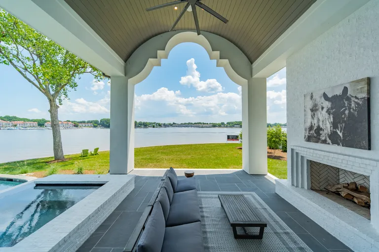 Charlotte Real Estate | View 18000 Whispering Oaks Drive | Covered Patio | View 13
