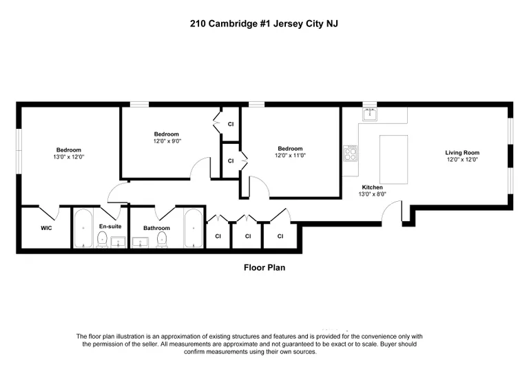 210 Cambridge Ave #1A | floorplan | View 17