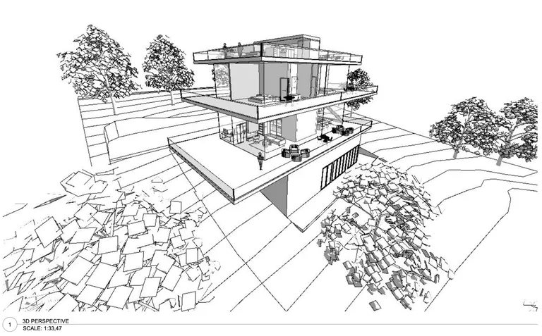 New York City Real Estate | View 36 Clausland Mountain Road | Plan 1B Rendering 1 | View 26