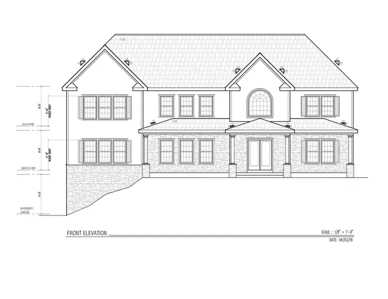 New York City Real Estate | View 36 Clausland Mountain Road | Plan 3 Elevation | View 31