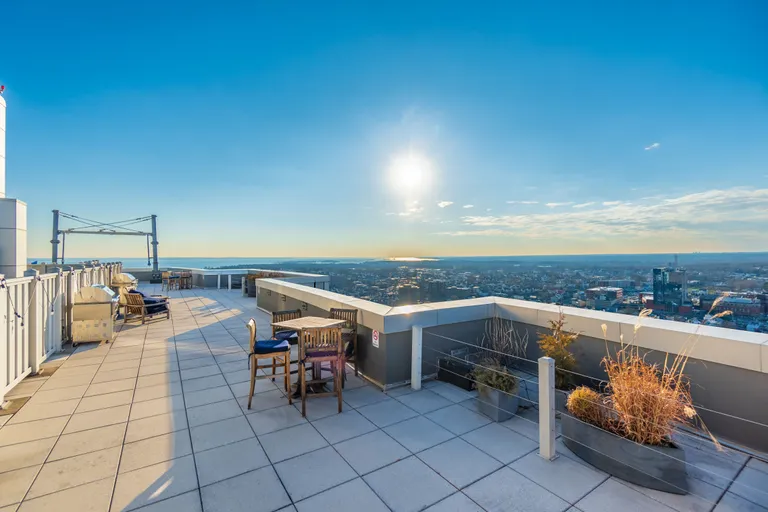 New York City Real Estate | View 1 Broad Street PHD3 | Roof Deck with Grills | View 26