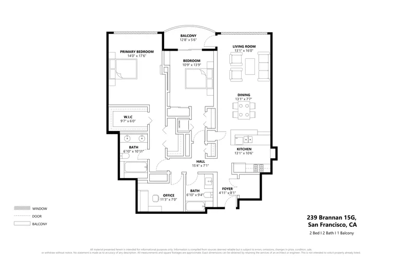 New York City Real Estate | View 239 Brannan Street #15G | room 17 | View 18