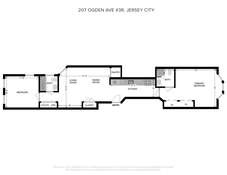 Jersey City/Hoboken Real Estate | View 207 Ogden Ave Unit#, 5 (3R) | room 21 | View 22