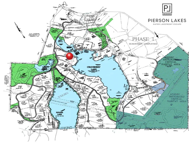 New York City Real Estate | View 24 Beaver Pond Road | Pierson Lakes Site Map | View 4