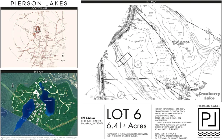 New York City Real Estate | View 24 Beaver Pond Road | Lot 6 Map • 6.41 Acres | View 3