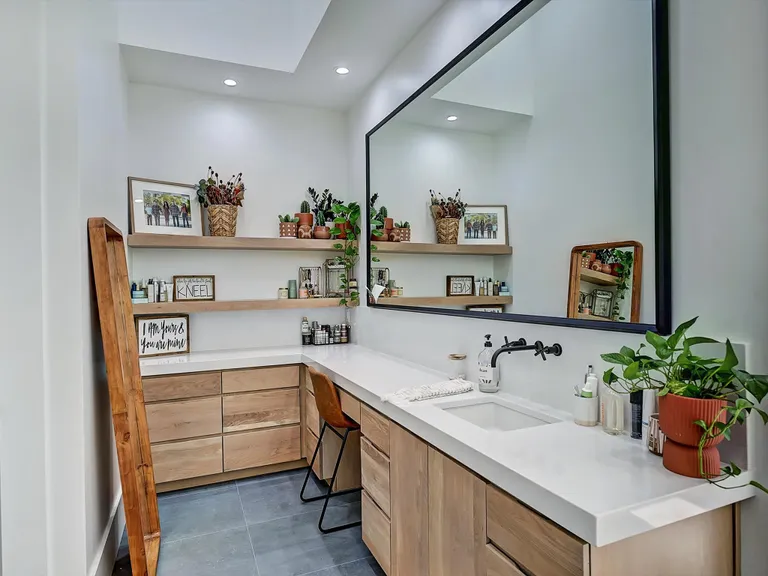 New York City Real Estate | View 1525 Shinnville Road | Primary bath with all the bells and whistles dual vanities, Sauna, oversized walk-in shower | View 33