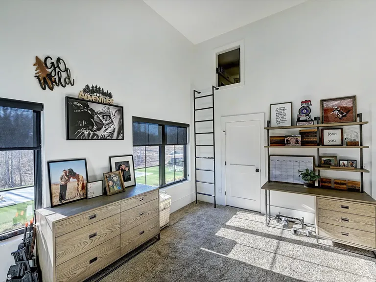 New York City Real Estate | View 1525 Shinnville Road | Black aluminum ladder leads to private gaming center or make it a reading nook | View 29