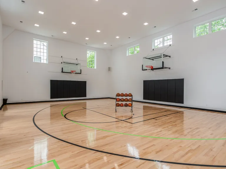 New York City Real Estate | View 315 Mammoth Oaks Drive | Indoor Basketball Court | View 45