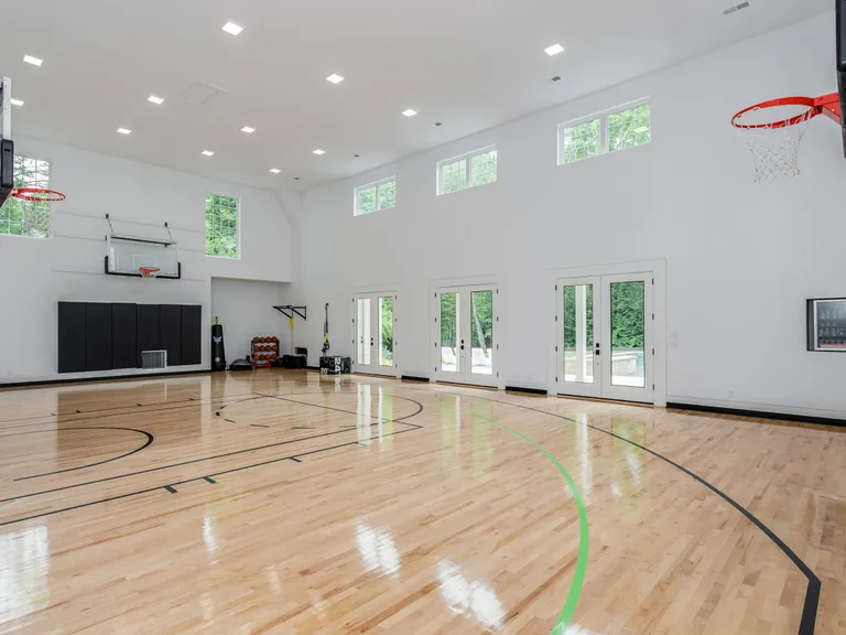 New York City Real Estate | View 315 Mammoth Oaks Drive | Indoor Basketball Court | View 47
