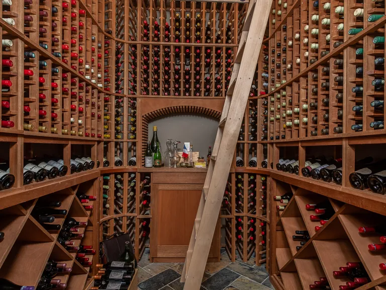 New York City Real Estate | View 441 Eastover Road | Wine Room | View 18