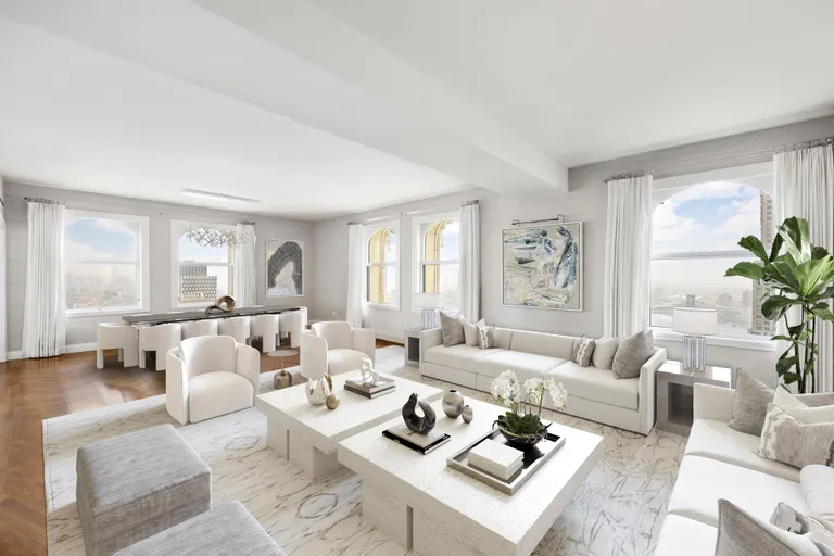 New York City Real Estate | View 2 Park Place, 41A | 3 Beds, 4 Baths | View 1