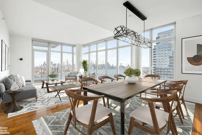 New York City Real Estate | View 2 Northside Piers, 30P | 2 Beds, 3 Baths | View 1