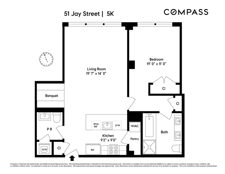 51 Jay Street, 5K | floorplan | View 18