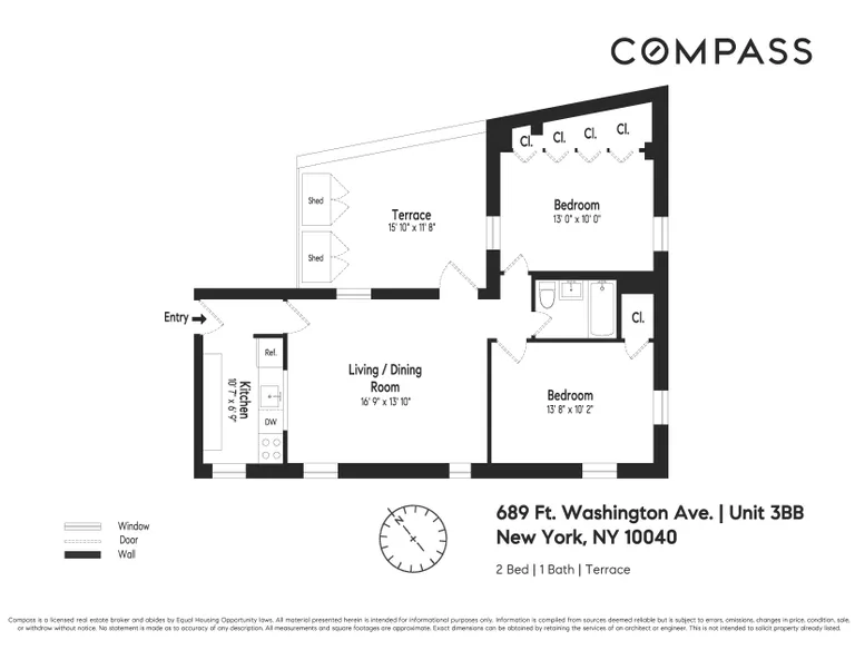 689 Fort Washington Avenue, 3BB | floorplan | View 24