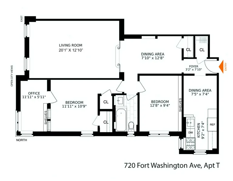 720 Fort Washington Avenue, T | floorplan | View 28